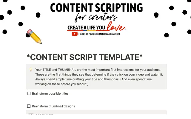 Content Scripting for Creators